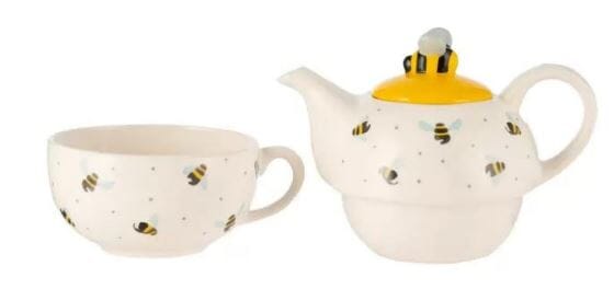 Price & Kensington Sweet Bee Tea For One Ceramic Teapots The Cooks Kitchen 