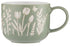 Mason Cash In The Meadow Stoneware Green Tulip Mug, 400ml Mugs - Cups & Saucers The Cooks Kitchen 