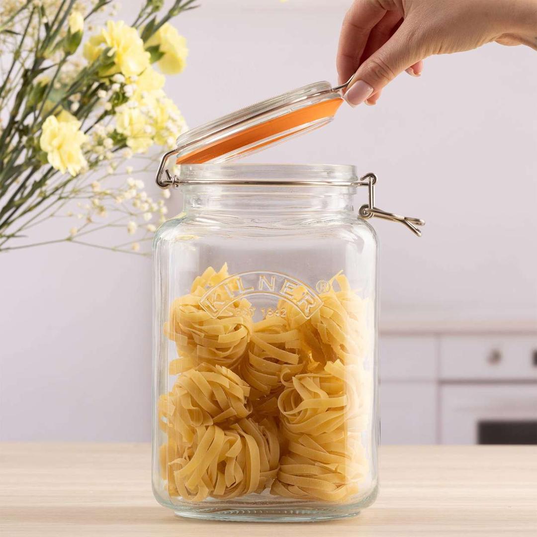 Kilner Square Clip Top Jar 3l