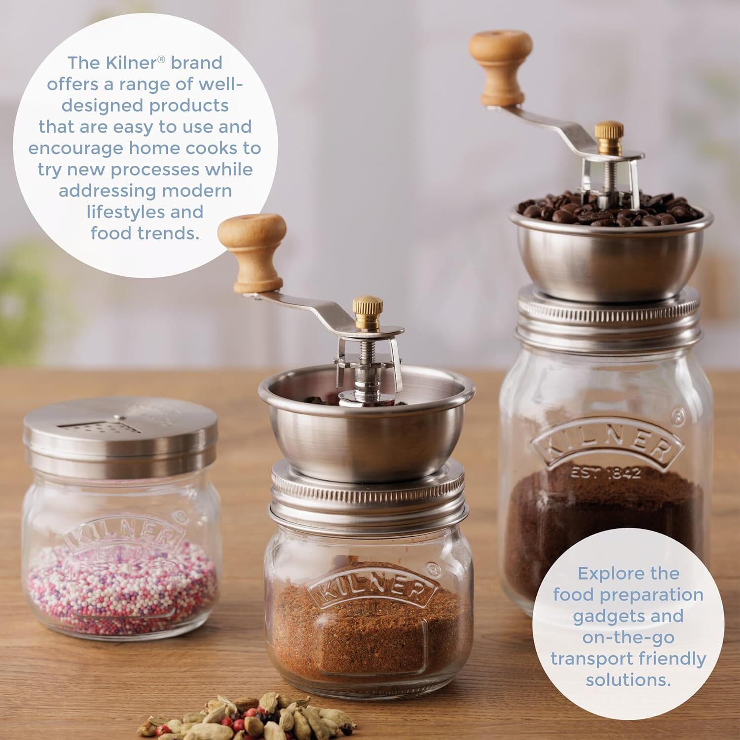 Kilner Seasonings Grinder Misc - Food Preparation The Cooks Kitchen 