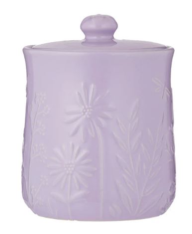 Mason Cash In The Meadow Storage Jar 800ml - 15 X 11.5cm - Lavender