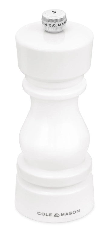 Cole & Mason London Salt & Pepper Mills - Black And White Gloss
