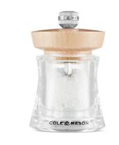 Cole & Mason Holborn 95mm Natural Beech Wood Salt Mill