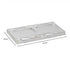 Cole & Mason - Acrylic Mill Tray Salt & Pepper Mills The Cooks Kitchen Mandurah 