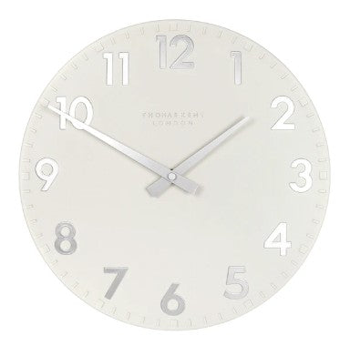 Thomas Kent Camden Wall Clock 30cm - Snow