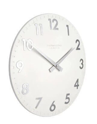 Thomas Kent Camden Wall Clock 30cm - Snow Clocks The Cooks Kitchen 