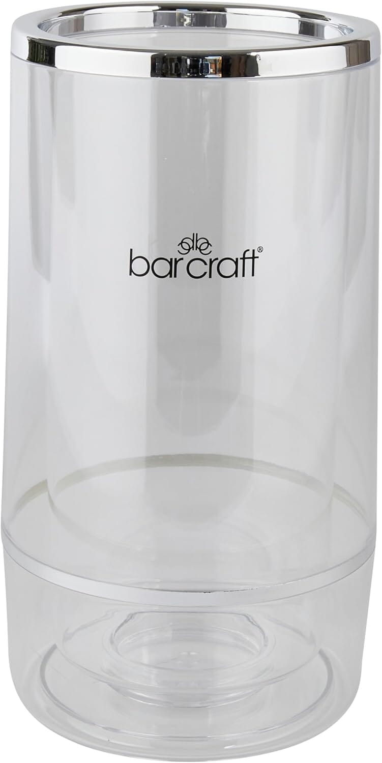 Barcraft Acrylic Double Walled Wine Cooler Clear Ice Buckets & Coolers The Cooks Kitchen 