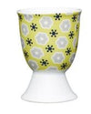 Kitchencraft Floral Yellow Egg Cup