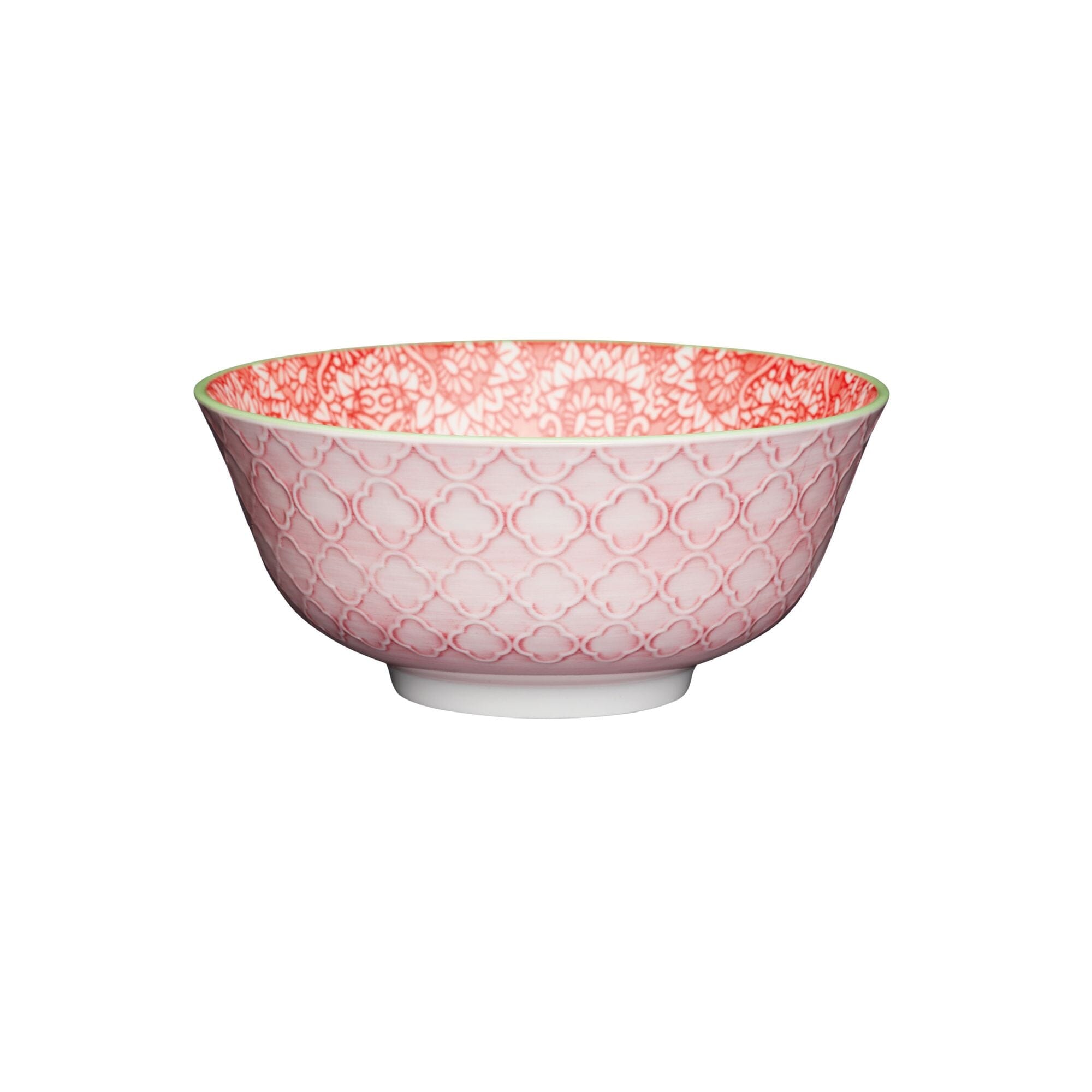 Mikasa Does It All Bowl - Red Demask Bowls The Cooks Kitchen 