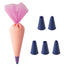 Zeal Silicone Baking Piping Set With 5 Nozzles