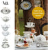 Mikasa X Victoria And Albert Alice In Wonderland Cup And Saucer 210ml Mugs - Cups & Saucers The Cooks Kitchen 