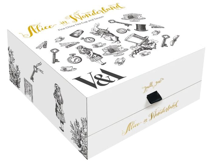Mikasa X Victoria And Albert Alice In Wonderland Cup And Saucer 210ml Mugs - Cups & Saucers The Cooks Kitchen 