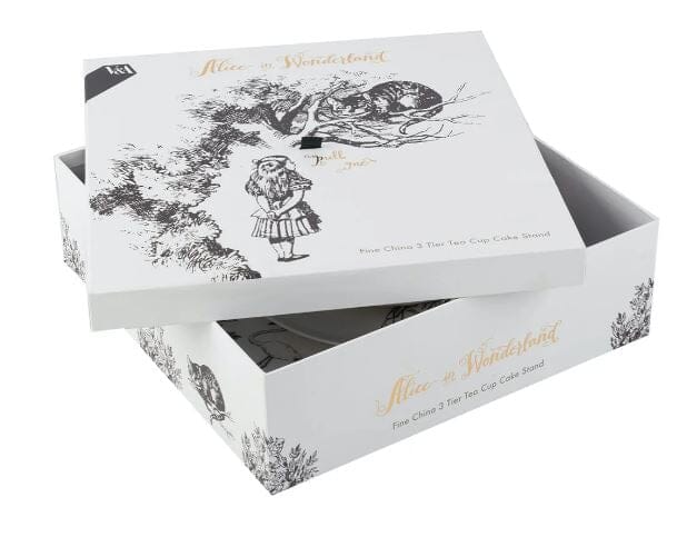 Mikasa X Victoria And Albert Alice In Wonderland 3 Tier Cake Stand Cake Plates & Stands The Cooks Kitchen 