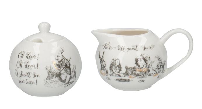 Mikasa X Victoria And Albert Alice In Wonderland Sugar Bowl And Creamer The Cooks Kitchen 