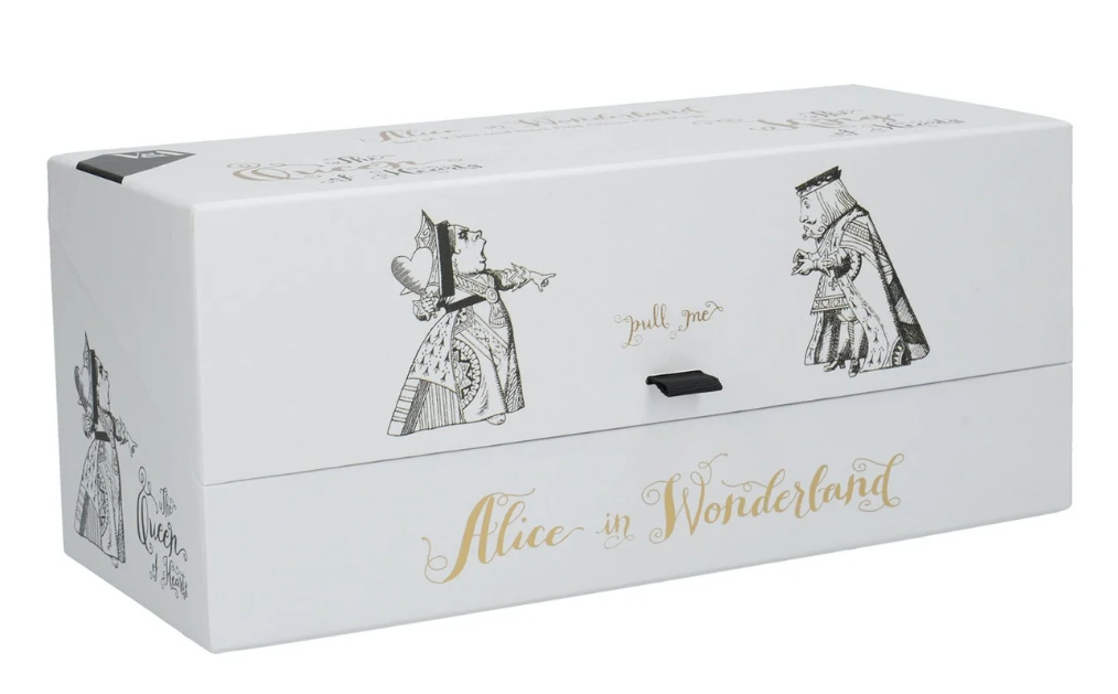Victoria & Albert Alice In Wonderland Set Of 2 Mugs, His & Hers, 350ml, Gift Boxed