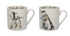 Victoria & Albert Alice In Wonderland Set Of 2 Mugs, His & Hers, 350ml, Gift Boxed
