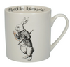 Victoria & Albert Alice In Wonderland Can Mug, White Rabbit, 350ml, Gift Boxed