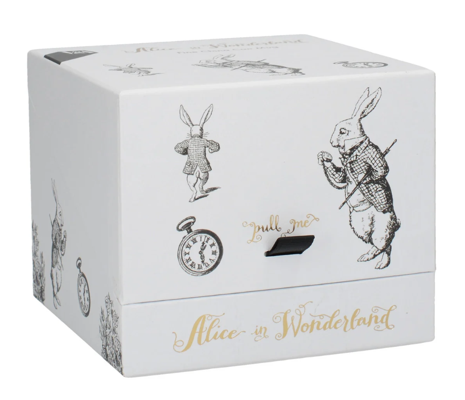 Victoria & Albert Alice In Wonderland Can Mug, White Rabbit, 350ml, Gift Boxed