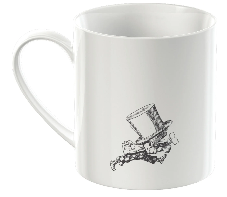 Victoria & Albert Alice In Wonderland Can Mug, Mad Hatter, 350ml, Gift Boxed