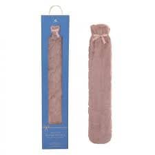 Long Hot Water Bottle - Pink Faux Fur Novelty Gifts The Cooks Kitchen Mandurah 