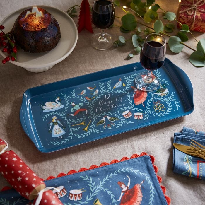 Ulster Weavers 12 Days Of Christmas Small Tray 39x17x3cm Trays The Cooks Kitchen 