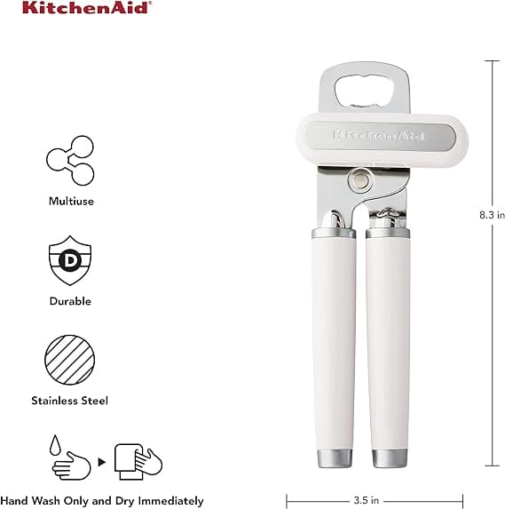 Kitchenaid Classic Can Opener - White Can and Jar Openers The Cooks Kitchen 