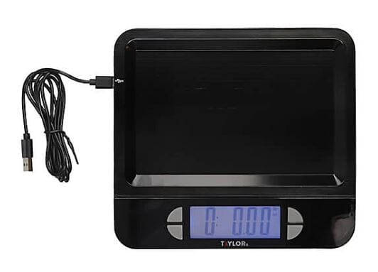 Taylor Digital Usb Rechargeable Kitchen Scale 5kg Scales The Cooks Kitchen 