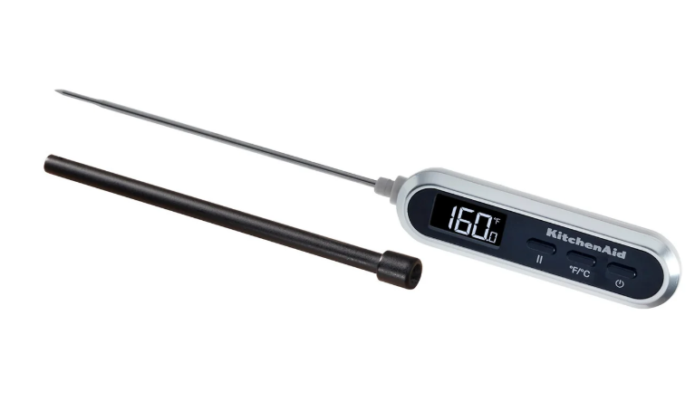 Kitchenaid Backlit Digital Instant Kitchen Thermometer, -20° To 250°c Range In Black
