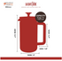 La Cafetiere Pisa 8 Cup Cafetiere - Copper