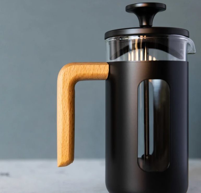 La Cafetiere Pisa 3 Cup Cafetiere - Black And Wood