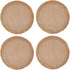 Mikasa Round Placemats Set Of 4 38cm - Hessian