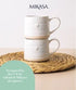 Mikasa Farmhouse Heart Set Of 2 380ml Mugs Mugs - Cups & Saucers The Cooks Kitchen 