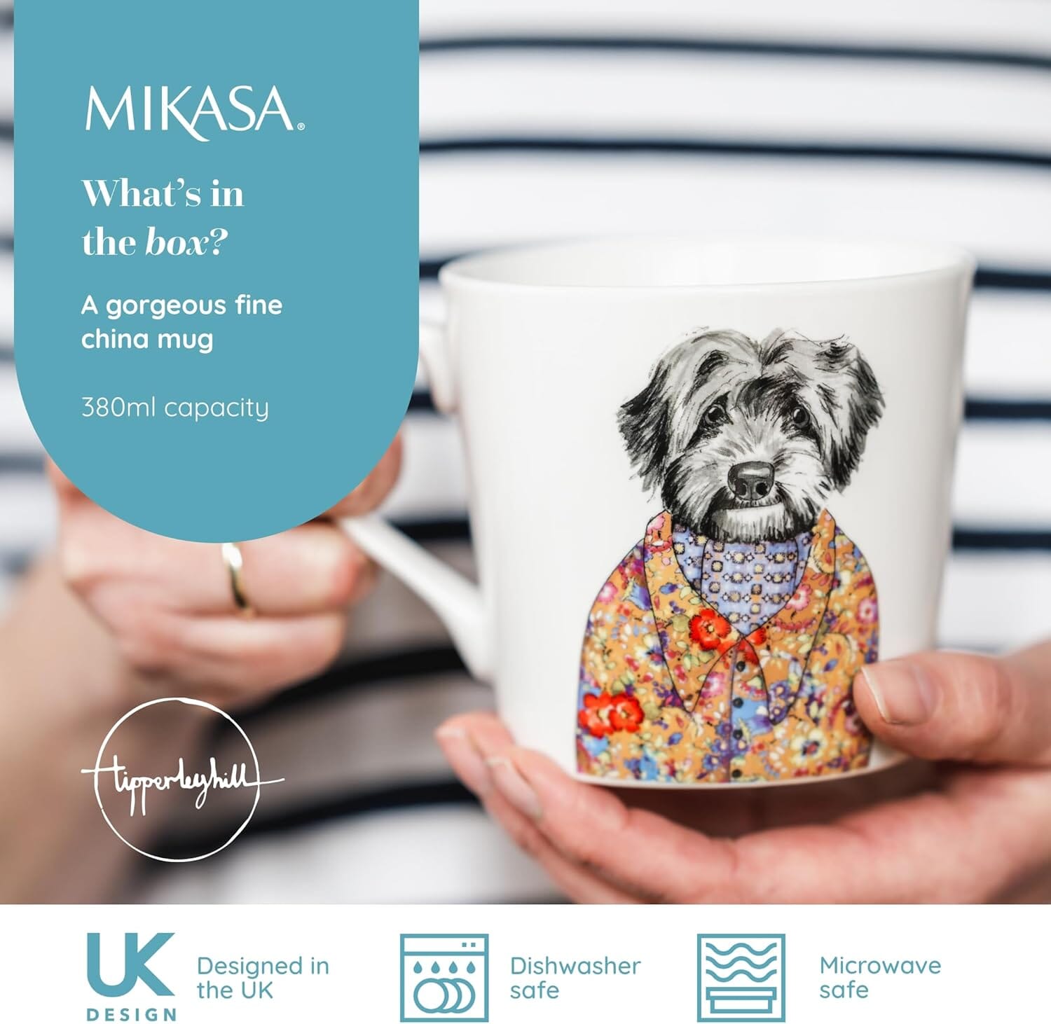 Mikasa Tipperly Hill Mug 380ml - Cockapoo Mugs - Cups & Saucers The Cooks Kitchen 