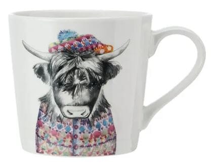 Mikasa Tipperleyhill 380ml Mug - Highland Cow Mugs - Cups & Saucers The Cooks Kitchen 