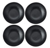 Mikasa Jardin Midnight 4-piece Stoneware Pasta Bowl Set - Black
