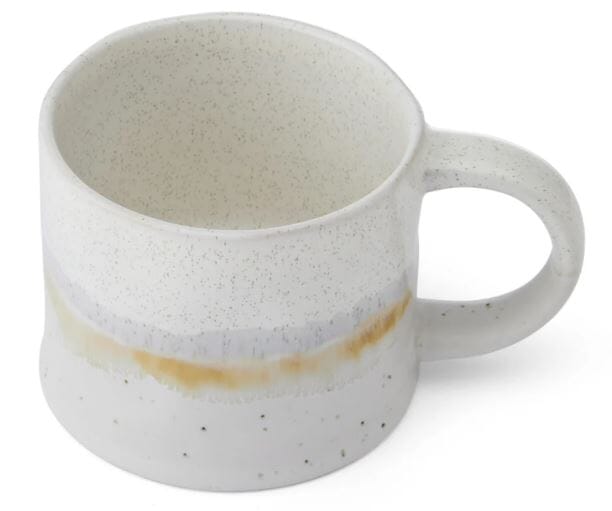 Mikasa Reactive Glaze 450ml Mug - White Mugs - Cups & Saucers The Cooks Kitchen 