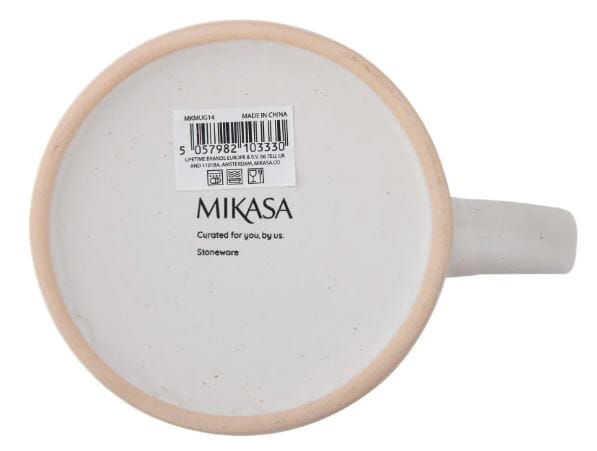 Mikasa Reactive Glaze 450ml Mug - White Mugs - Cups & Saucers The Cooks Kitchen 