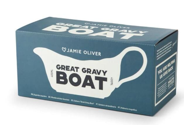Jamie Oliver Big Love Great Gravy Boat 400ml - White Servingware The Cooks Kitchen 