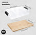 Farberware Snackle Box With 7 Snack Dividers And Bamboo Lid 20x33cm Snackle Box The Cooks Kitchen 