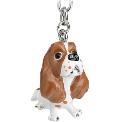 Little Paws Cavalier King Charles Spaniel, Keyring/bag Charm