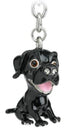 Little Paws Black Labrador, Key Ring/bag Charm