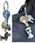 Little Paws Black Labrador, Key Ring/bag Charm