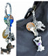 Yorkie, Key Ring/bag Charm