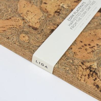 Rectangle Placemats - Natural Cork - Set Of 4 Placemats & Coasters The Cooks Kitchen 