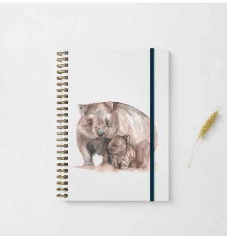 Meg Hawkins A5 Wombat Note Book