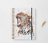 Meg Hawkins A5 Leopard Note Book
