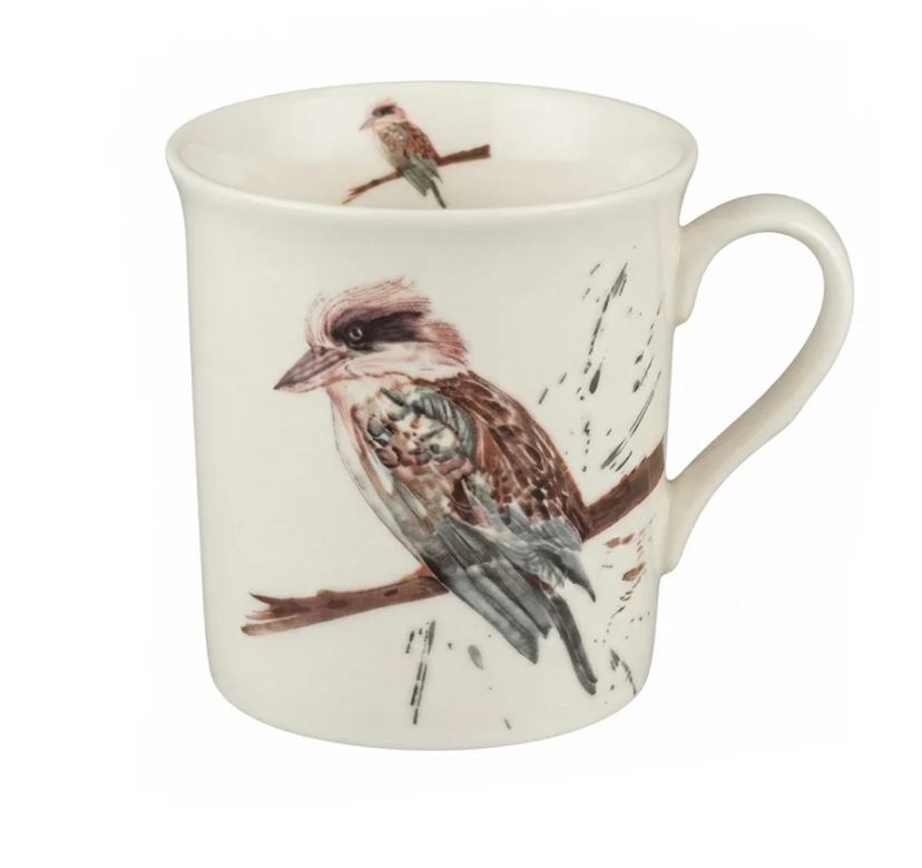 Meg Hawkins Kookaburra New Bone China Mug
