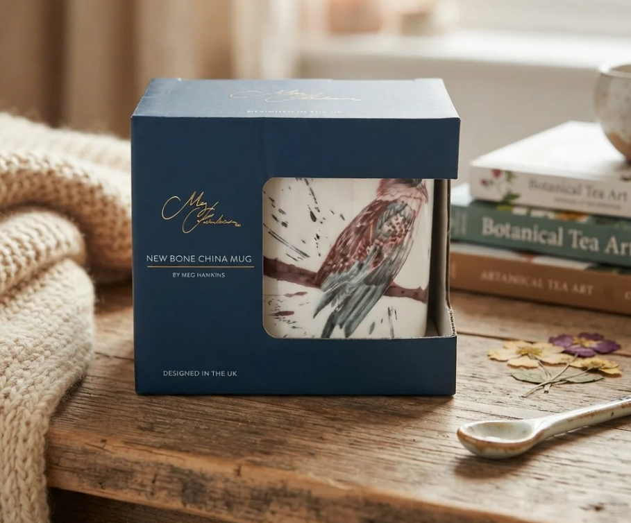 Meg Hawkins Kookaburra New Bone China Mug