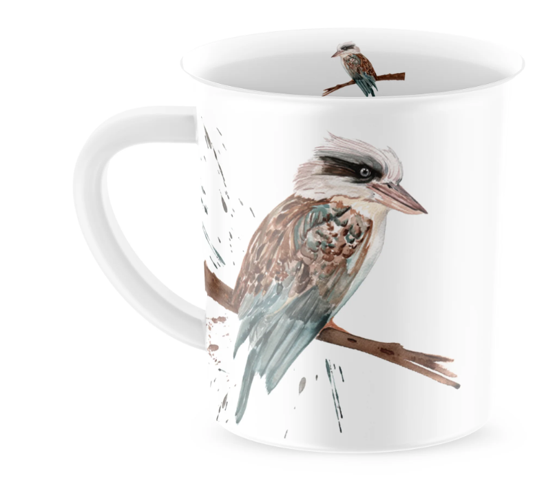 Meg Hawkins Kookaburra New Bone China Mug