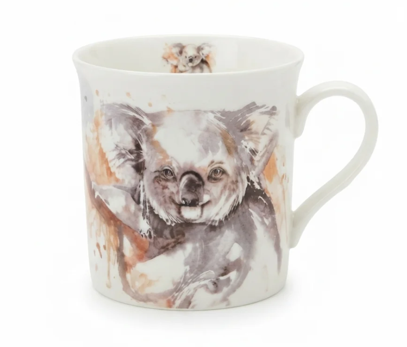 Meg Hawkins Koala Tree New Bone China Mug